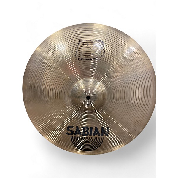 Used SABIAN 18in B8 Thin Crash Cymbal