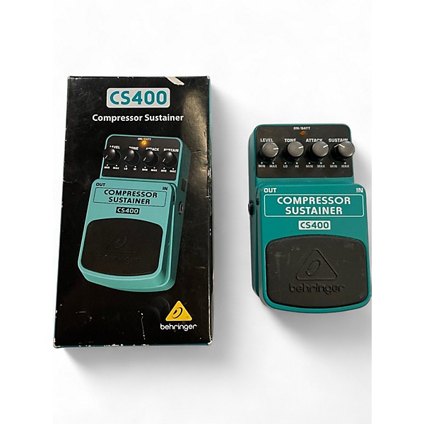 Used Behringer CS400 Compressor Sustainer Effect Pedal