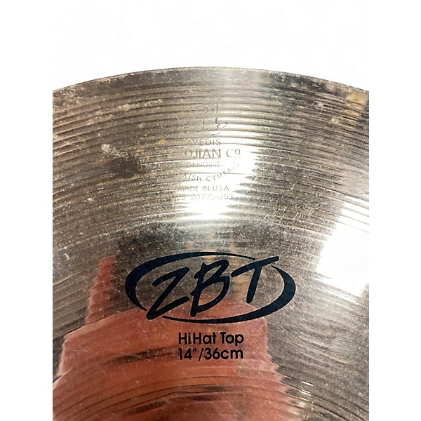 Used Zildjian Used Zildjian 14in ZBT Hi Hat Pair Cymbal