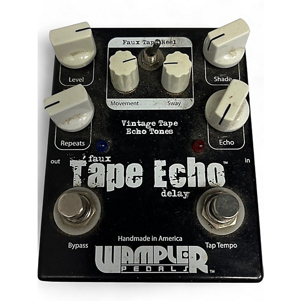 Used Wampler Faux Tape Echo Delay Effect Pedal