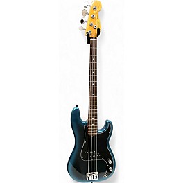 Used 2021 Fender AMERICAN PROFESSIONAL II PRECISION BASS 75TH COMMEMORATIVE DARK KNIGHT Electric Bass Guitar