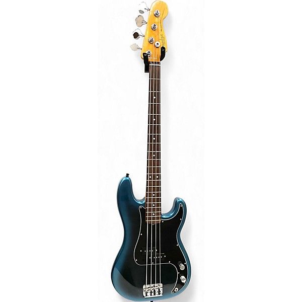 Used 2021 Fender AMERICAN PROFESSIONAL II PRECISION BASS 75TH COMMEMORATIVE DARK KNIGHT Electric Bass Guitar