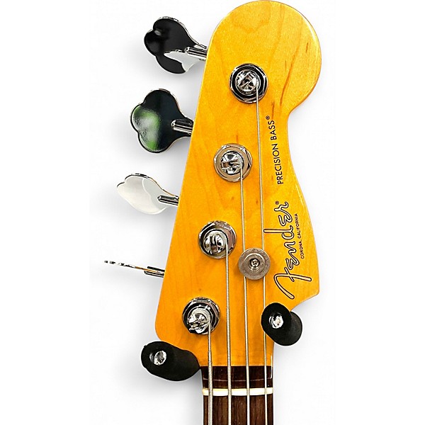 Used 2021 Fender AMERICAN PROFESSIONAL II PRECISION BASS 75TH COMMEMORATIVE DARK KNIGHT Electric Bass Guitar