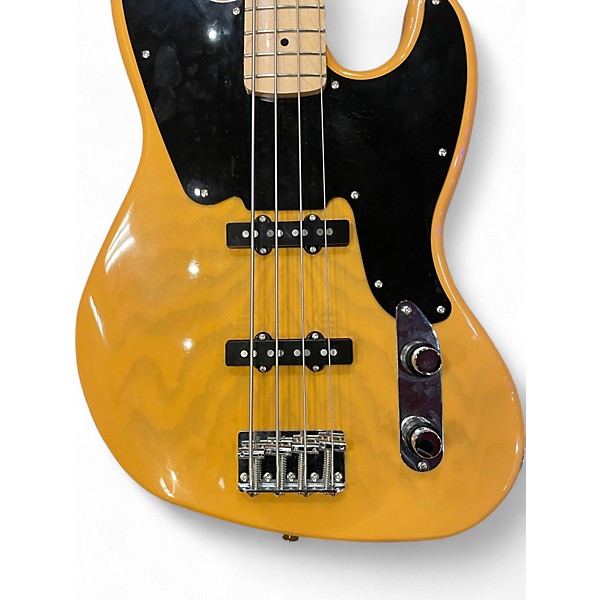 Used Squier Paranormal Jazz Bass 54 Butterscotch Electric Bass Guitar