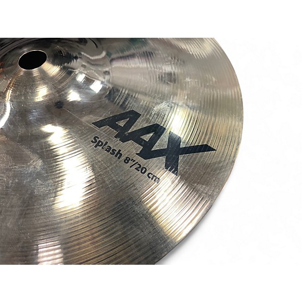 Used SABIAN 8in AAX Splash Brilliant Cymbal