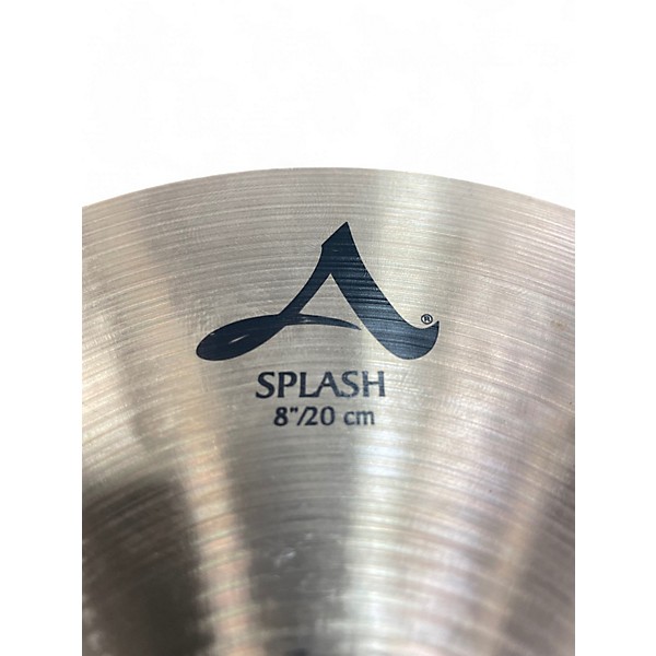 Used Zildjian 8in A Custom Splash Cymbal