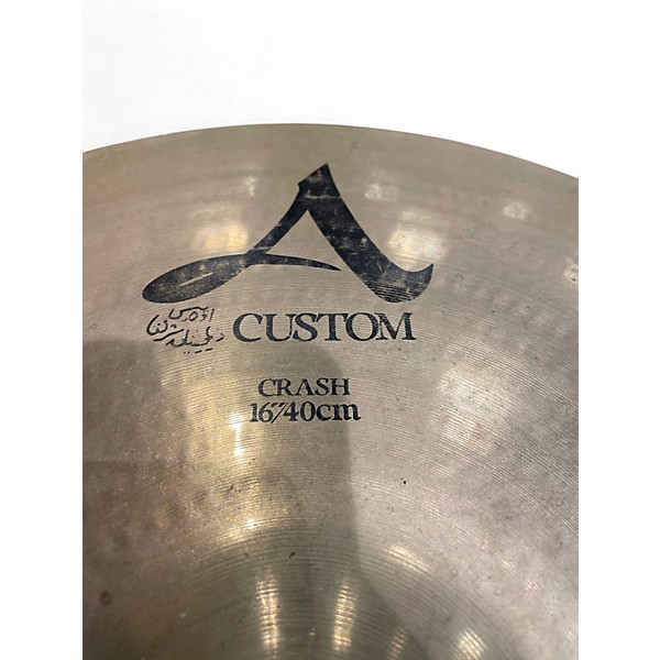 Used Zildjian Used Zildjian 16in A Custom Crash Cymbal