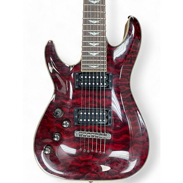 Used Schecter Guitar Research Used Schecter Guitar Research OMEN EXTREME-7 LH Red Electric Guitar