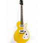 Used Epiphone Used Epiphone Les Paul SL Graffiti Yellow Solid Body Electric Guitar thumbnail