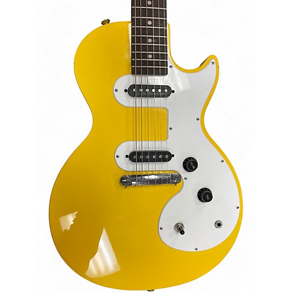 Used Epiphone Used Epiphone Les Paul SL Graffiti Yellow Solid Body Electric Guitar