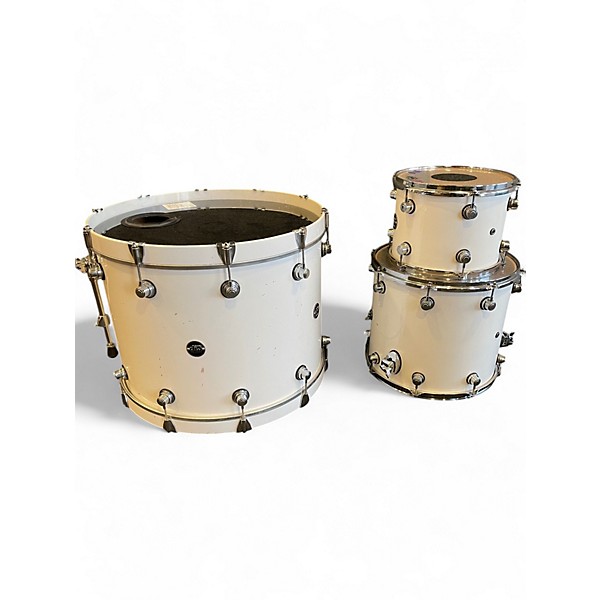 Used DW 3 Piece Performance Series Marine Pearl Drum Kit