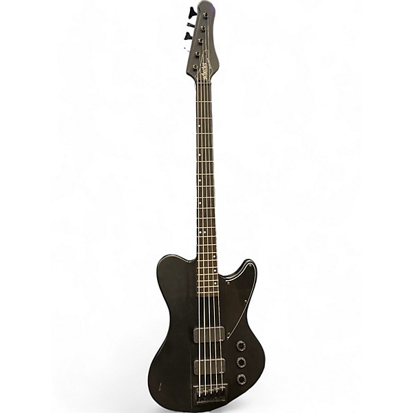 Used Schecter Guitar Research ULTRA BASS Satin Black Electric Bass Guitar