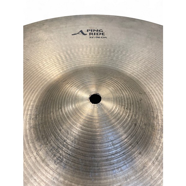 Used Zildjian Used Zildjian 22in A Custom Ping Ride Cymbal