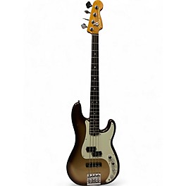 Used 2019 Fender American Ultra Precision Bass Mocha Burst Electric Bass Guitar