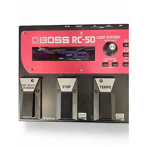 Used BOSS RC50 Loop Station Pedal