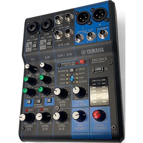 Used Yamaha Used Yamaha MG06X Unpowered Mixer