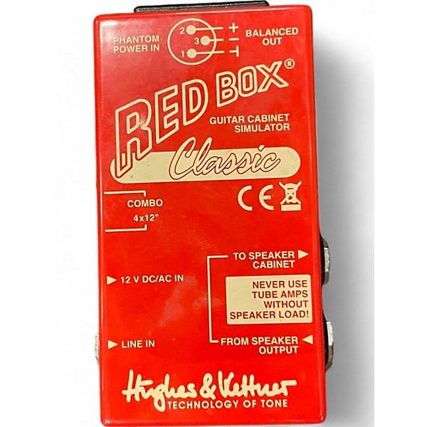 Used Red Box Used Red Box Classic Guitar Cabinet Simulator Pedal