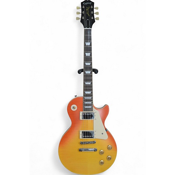 Used Epiphone Used Epiphone 1959 Reissue Les Paul Standard Sienna Sunburst Solid Body Electric Guitar