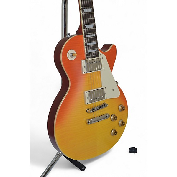 Used Epiphone Used Epiphone 1959 Reissue Les Paul Standard Sienna Sunburst Solid Body Electric Guitar