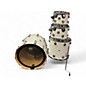 Used DW Used DW 4 Piece Collector's Series white glass Drum Kit thumbnail