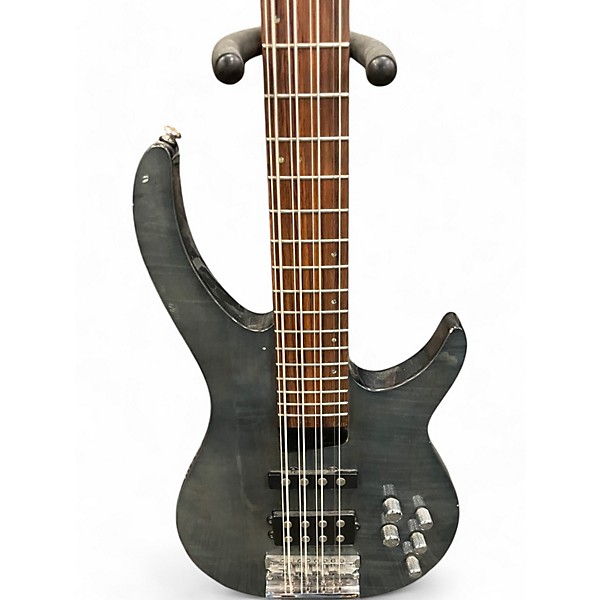 Used Rogue LX408 Gray Electric Bass Guitar