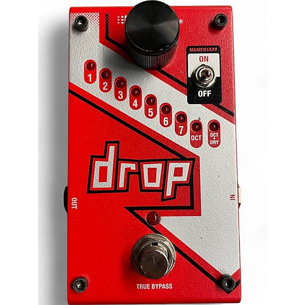 Used DigiTech The Drop Polyphonic Drop Tune Pitch-Shifter Effect Pedal