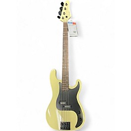 Used Schecter Guitar Research P4 Classic White Electric Bass Guitar