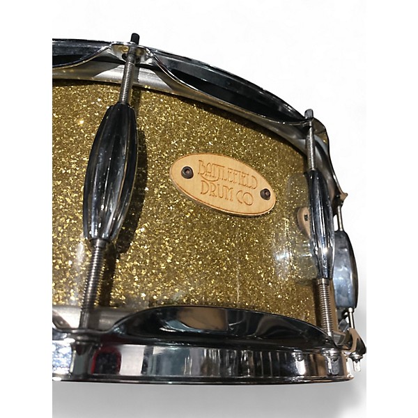 Used Battlefield Drums 14in 557 Metallic Gold Drum