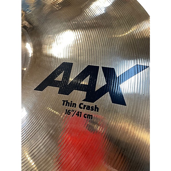 Used SABIAN 16in AAX Thin Crash Cymbal