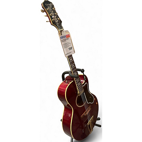 Used 1996 Epiphone HOWARD ROBERTS WINE RED Acoustic Electric Guitar