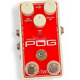 Used Electro-Harmonix Nano POG Polyphonic Octave Generator Effect Pedal