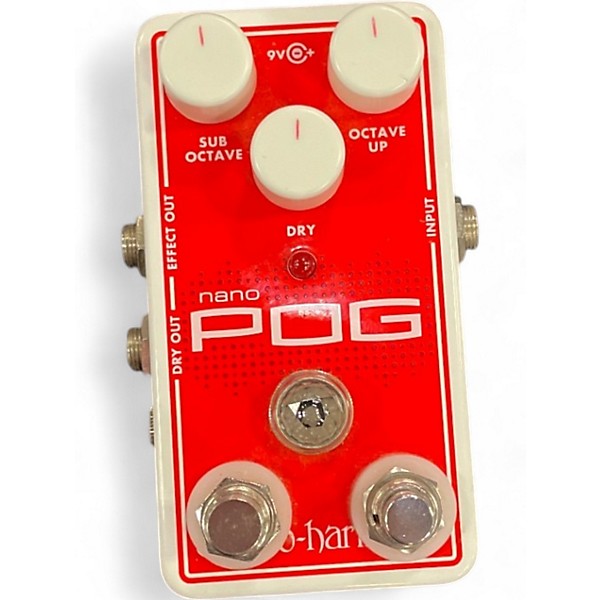 Used Electro-Harmonix Nano POG Polyphonic Octave Generator Effect Pedal