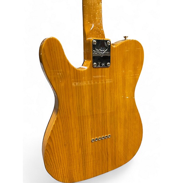 Used Fender Custom Artisan Buckeye Double Esquire Burl Hollow Body Electric Guitar