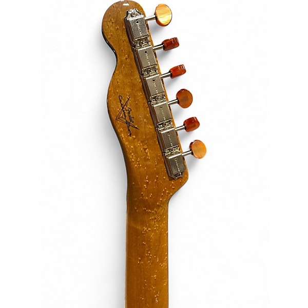 Used Fender Custom Artisan Buckeye Double Esquire Burl Hollow Body Electric Guitar