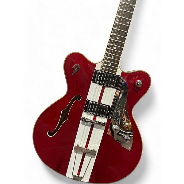 Used Duesenberg Alliance Series Mike Campbell II Red Stripe Hollow Body Electric Guitar