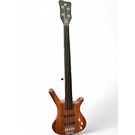 Used Warwick Pro Series Standard Corvette 4 String Fretless Walnut Electric Bass Guitar