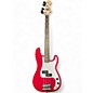 Used Squier MINI Red Electric Bass Guitar thumbnail