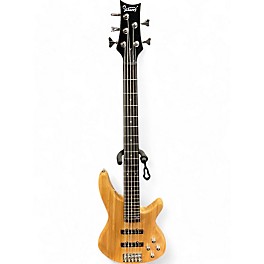 Used Glarry GIB-5 Natural Electric Bass Guitar