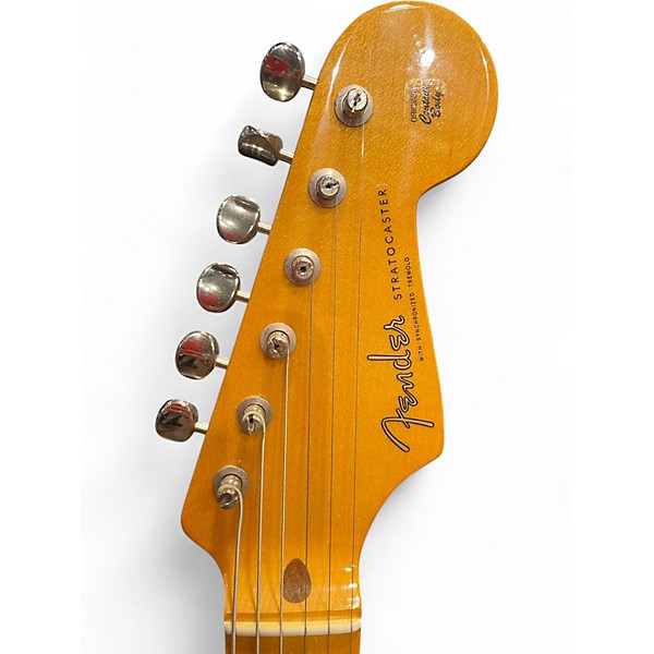 Used Fender 1961 NOS Stratocaster 2 Tone Sunburst Solid Body Electric Guitar