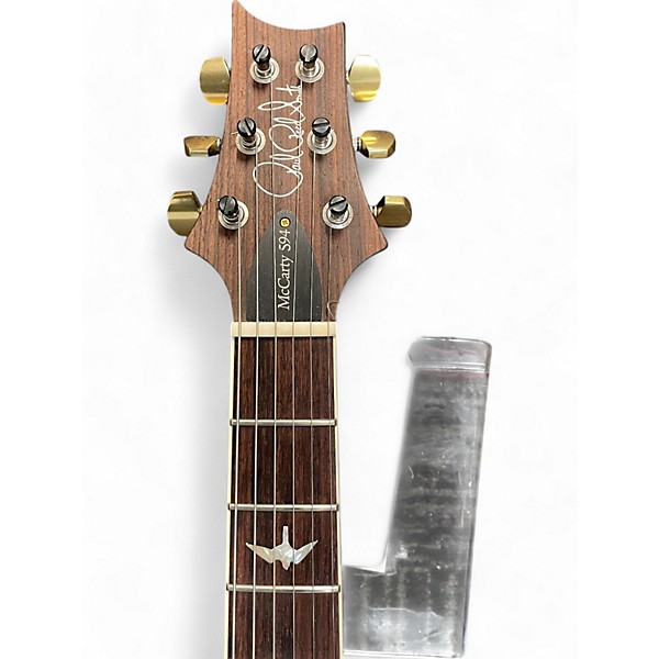 Used 2017 PRS McCarty 594 10 Top Whale Blue Solid Body Electric Guitar