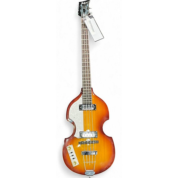 Used Hofner BBASS H1 SERIES Brown Sunburst Electric Bass Guitar