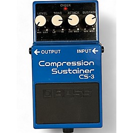 Used BOSS CS3 Compressor Sustainer Effect Pedal