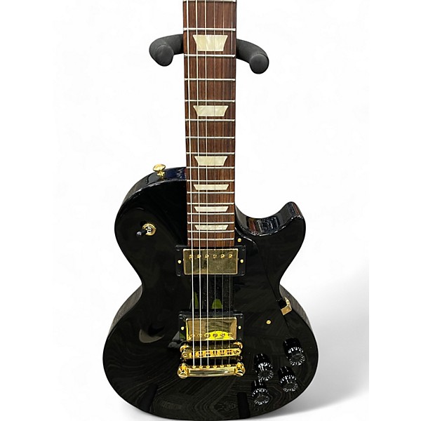Used Gibson Les Paul Studio Gold Series Ebony Solid Body Electric Guitar