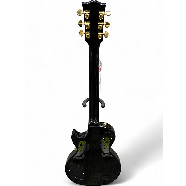 Used Gibson Les Paul Studio Gold Series Ebony Solid Body Electric Guitar