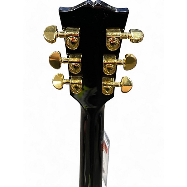 Used Gibson Les Paul Studio Gold Series Ebony Solid Body Electric Guitar