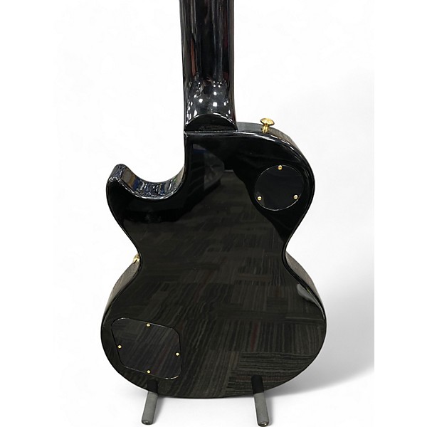Used Gibson Les Paul Studio Gold Series Ebony Solid Body Electric Guitar