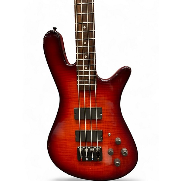 Used Spector Performer Deluxe Brown Sunburst Electric Bass Guitar