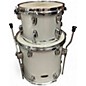 Used SPL 3 Piece STREET BOP SILVER METALLIC GLITTER Drum Kit