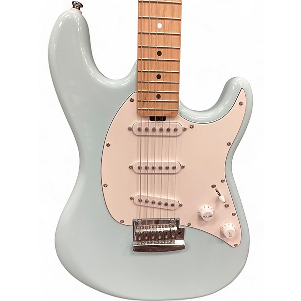 Used Sterling by Music Man Used Sterling by Music Man CUTLASS Daphne Blue Solid Body Electric Guitar