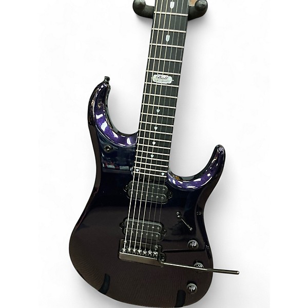 Used Ernie Ball Music Man BFR Petrucci 7 String Purple Solid Body Electric Guitar